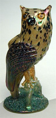 Lot 168 - Austrian Glass Figural Vase Realistically...