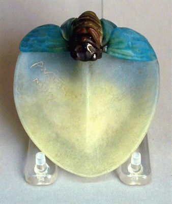 Lot 323 - Pate de Verre Vide Poche Almeric Walter Molded...