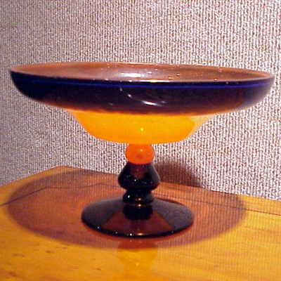 Lot 398A - Schneider Glass Compote