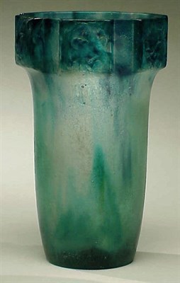 Lot 315 - Pate de Verre Vase A. G. Argy-Rousseau Of...
