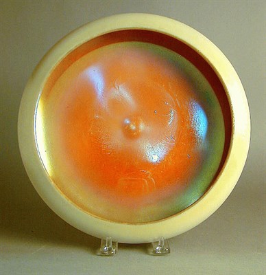 Lot 368 - Steuben Aurene Glass Bowl Of flattened form,...