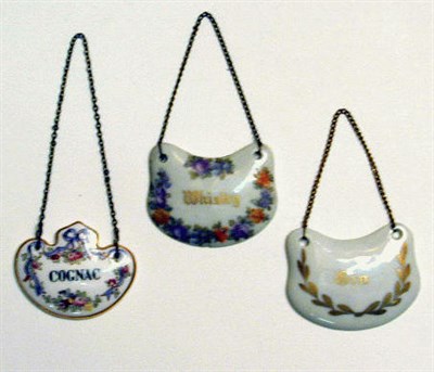 Lot 408 - Group of Porcelain and Enamel Bottle Labels...