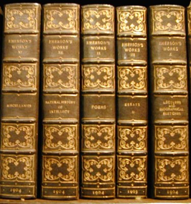 Lot 474 - [BINDING] EMERSON, RALPH WALDO Complete Works...