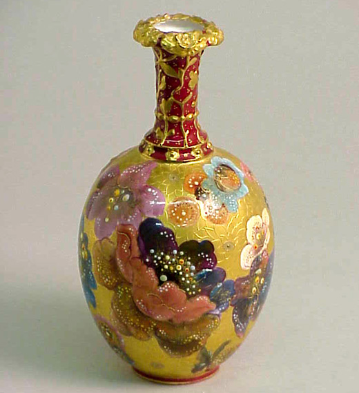 Lot 453 - Derby Porcelain Vase Of ovoid form, allover...