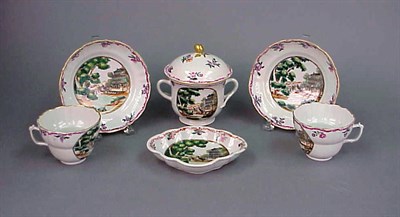 Lot 189 - Chinese Export Porcelain Covered Sugar, Oval...