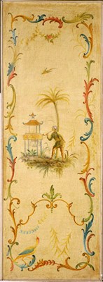 Lot 399 - Set of Four Italian Chinoiserie Panels...