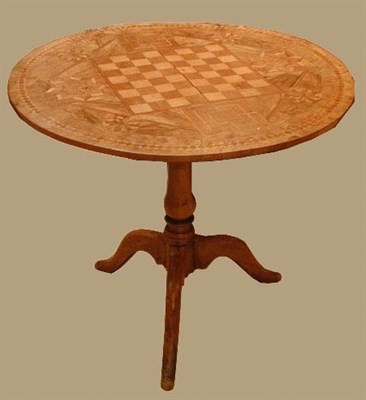 Lot 230 - Continental Inlaid Games Table