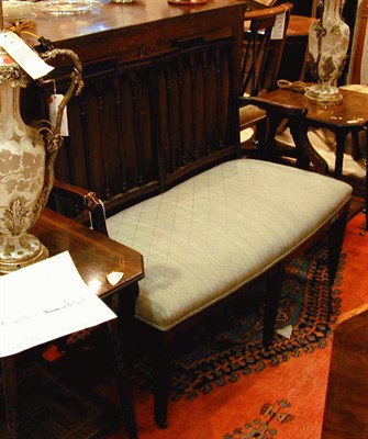 Lot 457 - Federal Style Mahogany Double Chair-Back...