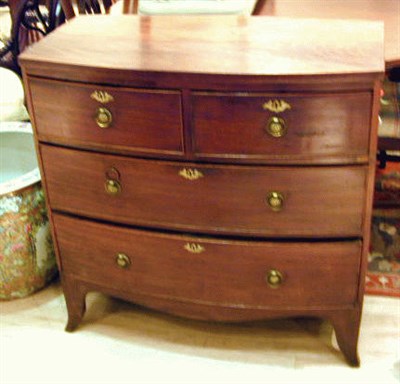 Lot 554 - George III Style Mahogany Chest of Drawers