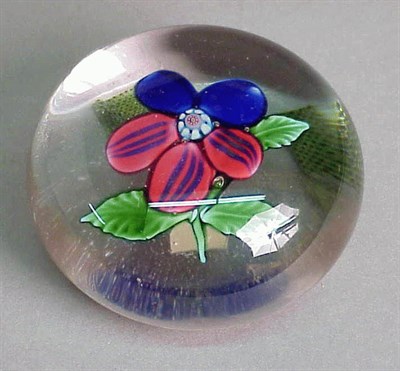 Lot 98 - Two American Floral Paperweights Circa 1870...