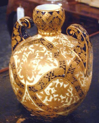 Lot 726 - Two Royal Worcester Porcelain Gilt-Decorated...