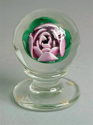 Lot 135 - Francis Whittemore Floral Paperweight With a...