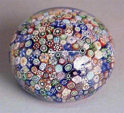 Lot 101 - Baccarat Close Pack Millefiori Paperweight...