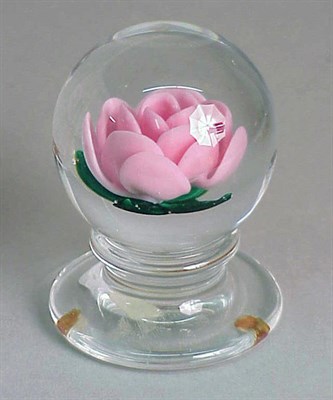 Lot 160 - Charles Kaziun Floral Paperweight With a...