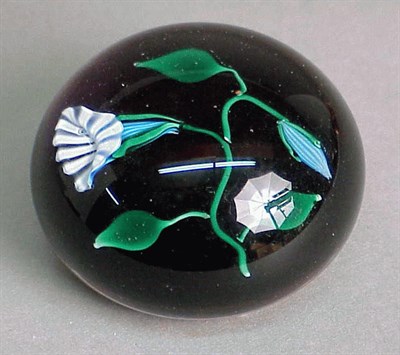Lot 157 - Charles Kazian Floral Paperweight Set with a...