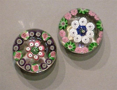Lot 99 - Two Clichy Paperweights Circa 1850 Each with...