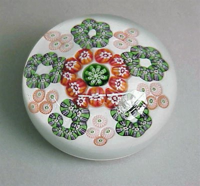 Lot 110 - Clichy Millefiori Paperweight Circa 1850 With...