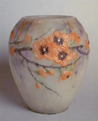 Lot 291 - Pate de Verre Vase A G. Argy-Rousseau Of ovoid...