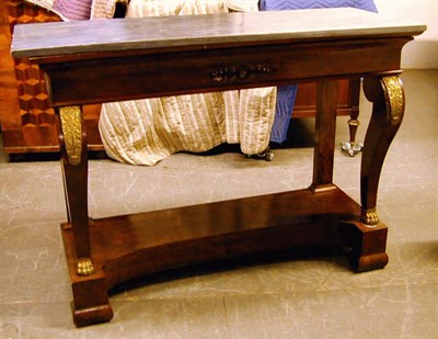 Lot 655 - Empire Gilt-Bronze Mounted Mahogany Console...