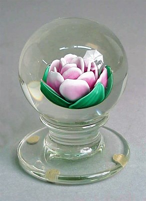 Lot 137 - Francis Whittemore Floral Paperweight With a...