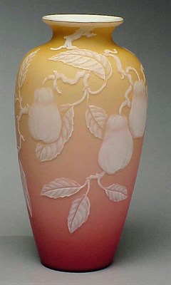 Lot 241 - English Cameo Glass Vase Probably Thomas Webb...