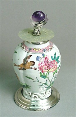 Lot 425 - Edward Farmer Silver-Mounted Chinese Porcelain...