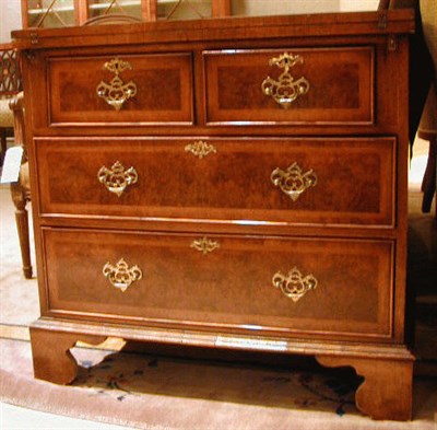 Lot 556 - Pair of George II Style Mahogany Chests