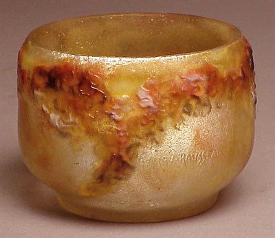 Lot 317 - Pate de Verre Bowl A. G. Argy-Rousseau Of...