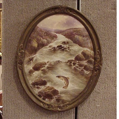 Lot 422 - Framed Royal Doulton Porcelain Plaque