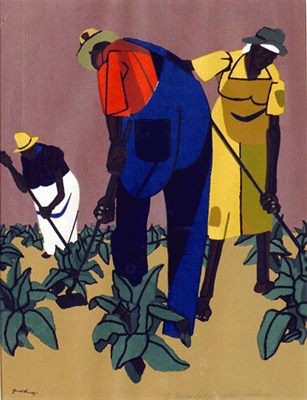 Lot 90 - Robert Gwathmey TOBACCO FARMERS (WILLIAMS 8)...