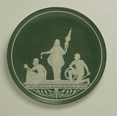 Lot 307 - Mettlach Pottery Plaque