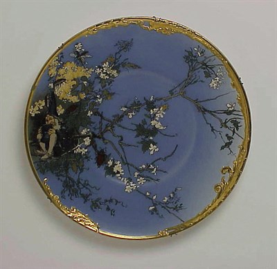 Lot 306 - Mettlach Pottery Plate