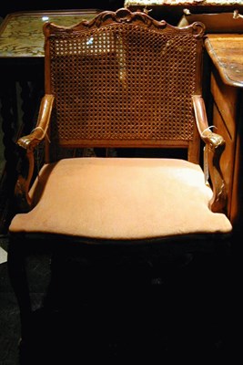 Lot 383 - Pair of Regence Fruitwood Fauteuils 18th...