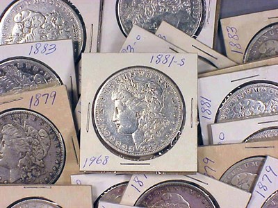 Lot 10A - United States Morgan Dollars Mixed group of...