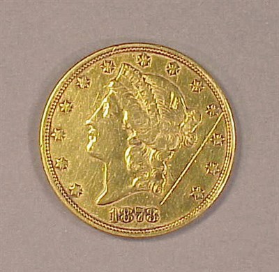 Lot 22A - United States Gold Coin $20 Liberty, dated...