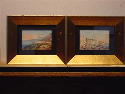 Lot 65 - Neapolitan School 19th Century VIEWS OF NAPLES...