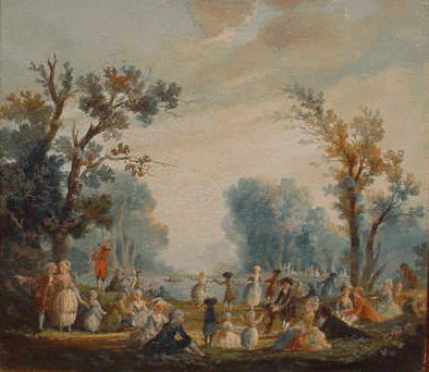 Lot 180 - Circle of Jean Baptiste Lallemand FETE GALANTE...