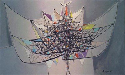 Lot 28 - Richard Koppe American, b. 1916 WINGED WEB...