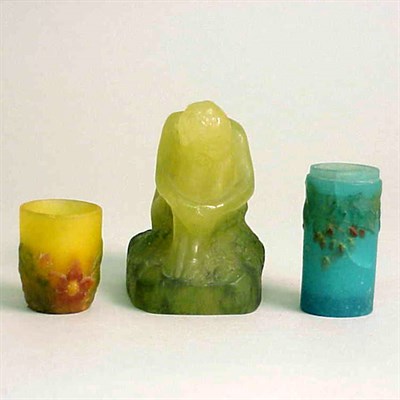 Lot 172 - Pate de Verre Sculpture Almeric Walter...