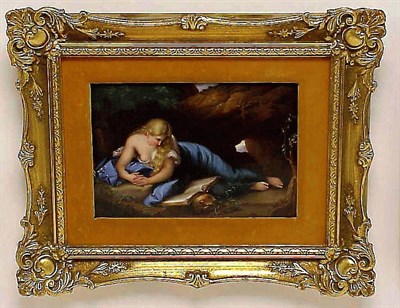 Lot 572 - KPM Porcelain Plaque Depicting the Penitent...