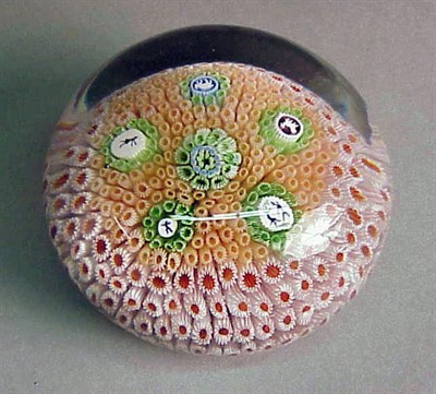 Lot 119 - Saint Louis Carpet Ground Paperweight Circa...