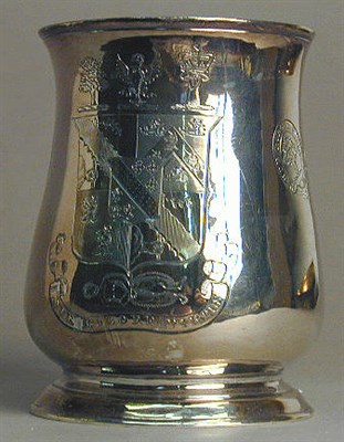 Lot 532 - Three George III Silver Cups The first maker's...