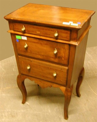 Lot 367 - Italian Rococo Walnut Commodino 18th Century...
