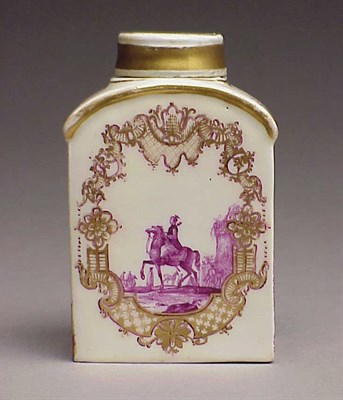Lot 374 - Meissen Porcelain Tea Caddy Circa 1740 Of...