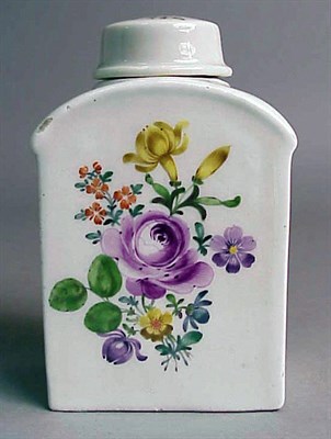Lot 377 - Two Meissen Porcelain Tea Caddies 18th Century...