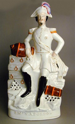 Lot 560 - Two Staffordshire Pottery Figures of Napoleon