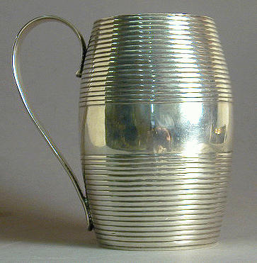 Lot 533 - George III Silver Mug Peter & Ann Bateman,...