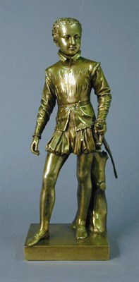 Lot 564 - Bronze Figure of Young Henry II