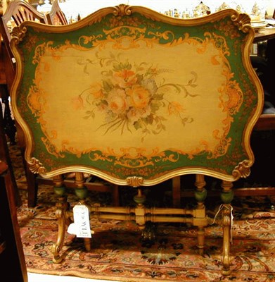 Lot 314 - Regency Style Painted Wood Tilt-Top Table