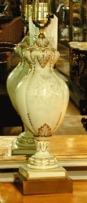 Lot 258 - Pair of Samson Style Porcelain Lamps